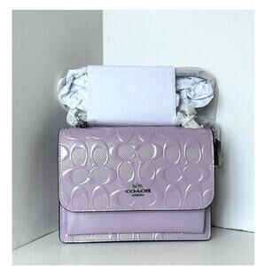 Coach Mini Klare Crossbody Bag CDB11 Signature Leather Light Violet